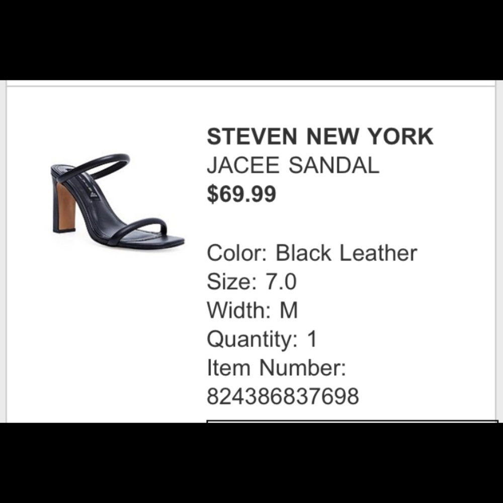 Women’s size 7 black mule block heels
